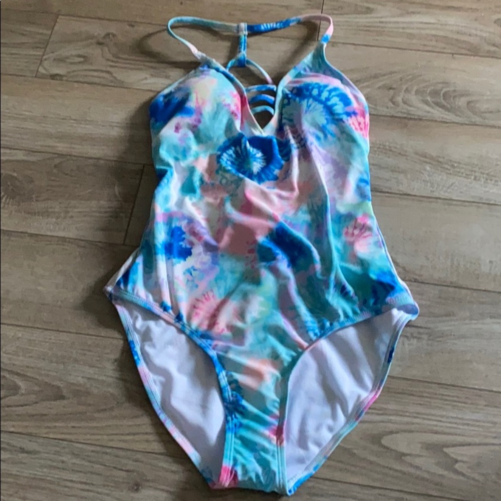 Tie Dye One Piece Swimsuit